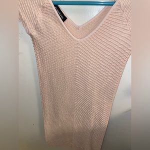 Bebe peach bodycon dress worn once